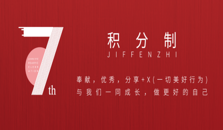 積分制7周年！來(lái)看看有哪些你想要的！